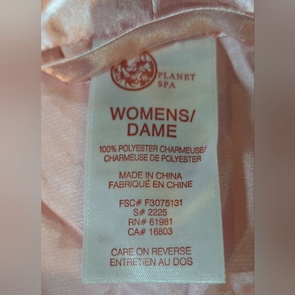 ⚘️NWOT PLANET SPA robe Size OS (L-2X) - Picture 10 of 10